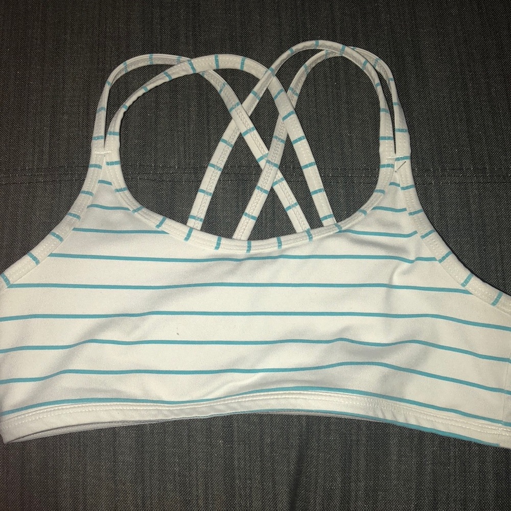 Stripe Athleta Girl sports bra!